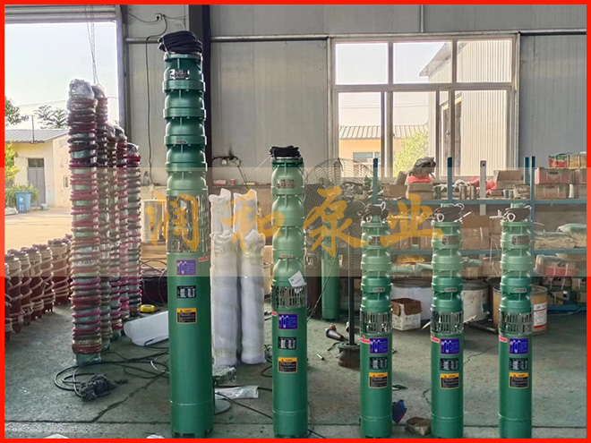 农用高扬程大流量多级灌溉潜水泵 200QJ32-65-9.2kw